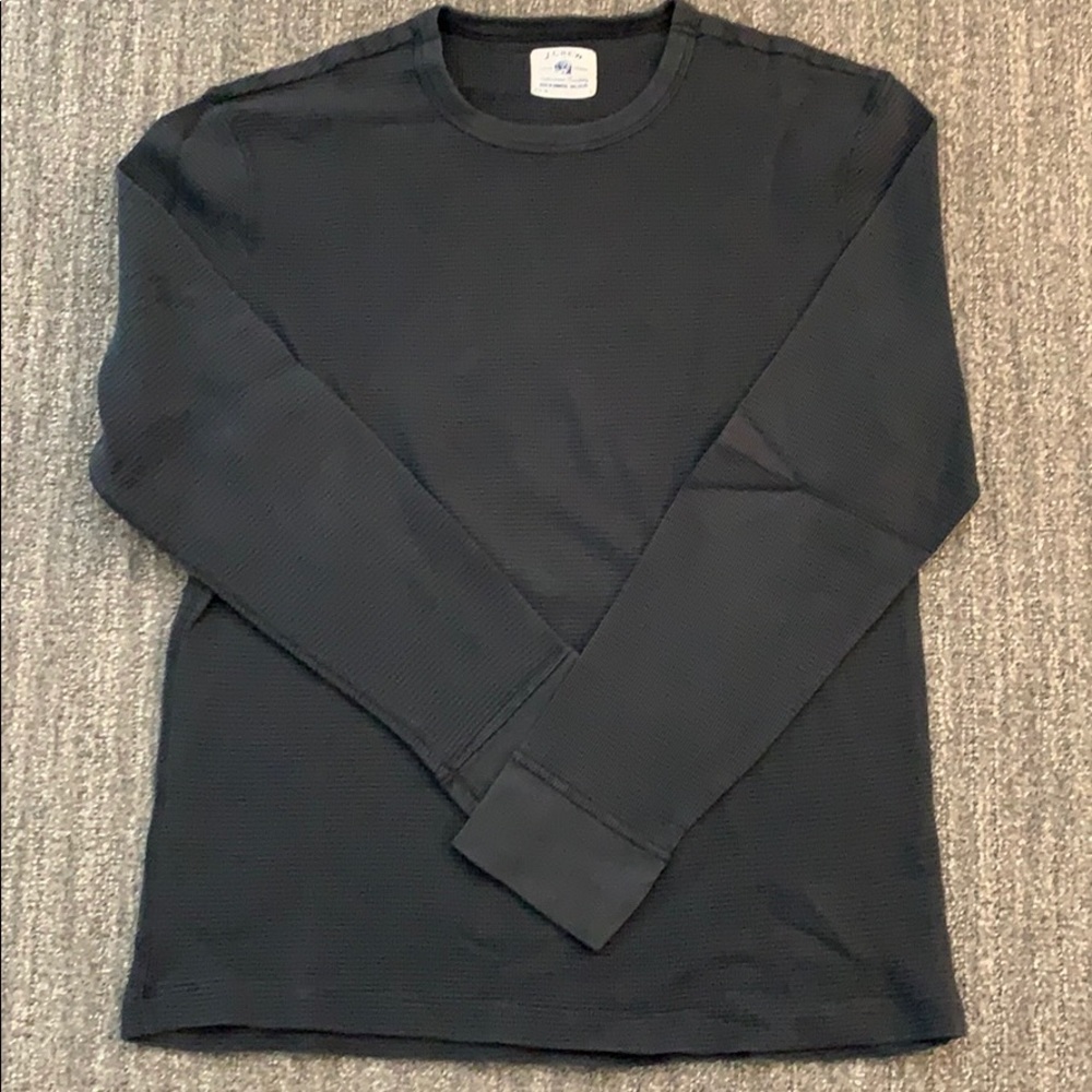J crew long sleeve thermal knit shirt - Large